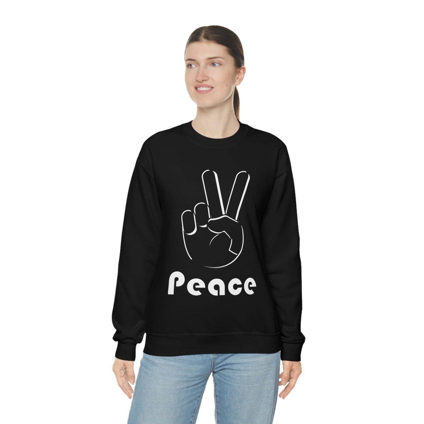 Peace Hand Crewneck Sweatshirt