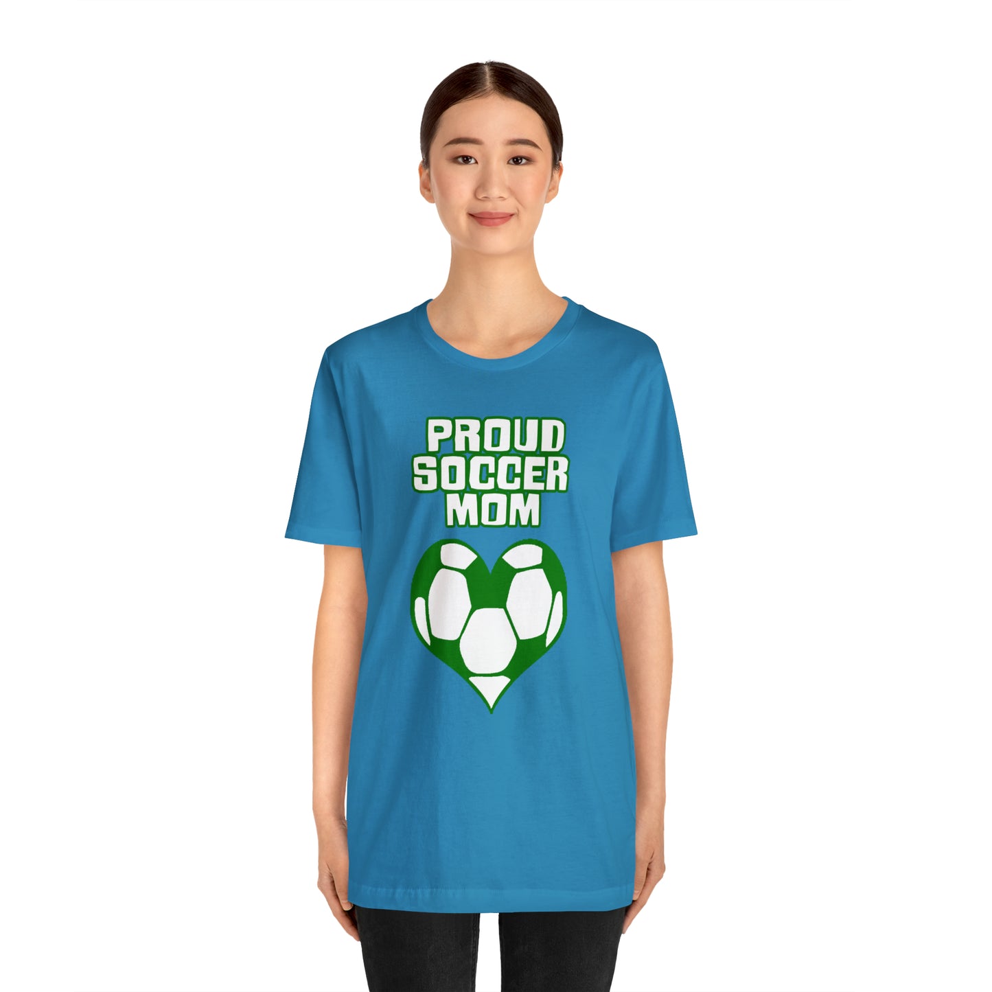 Proud -soccer-mom Heart T-Shirt