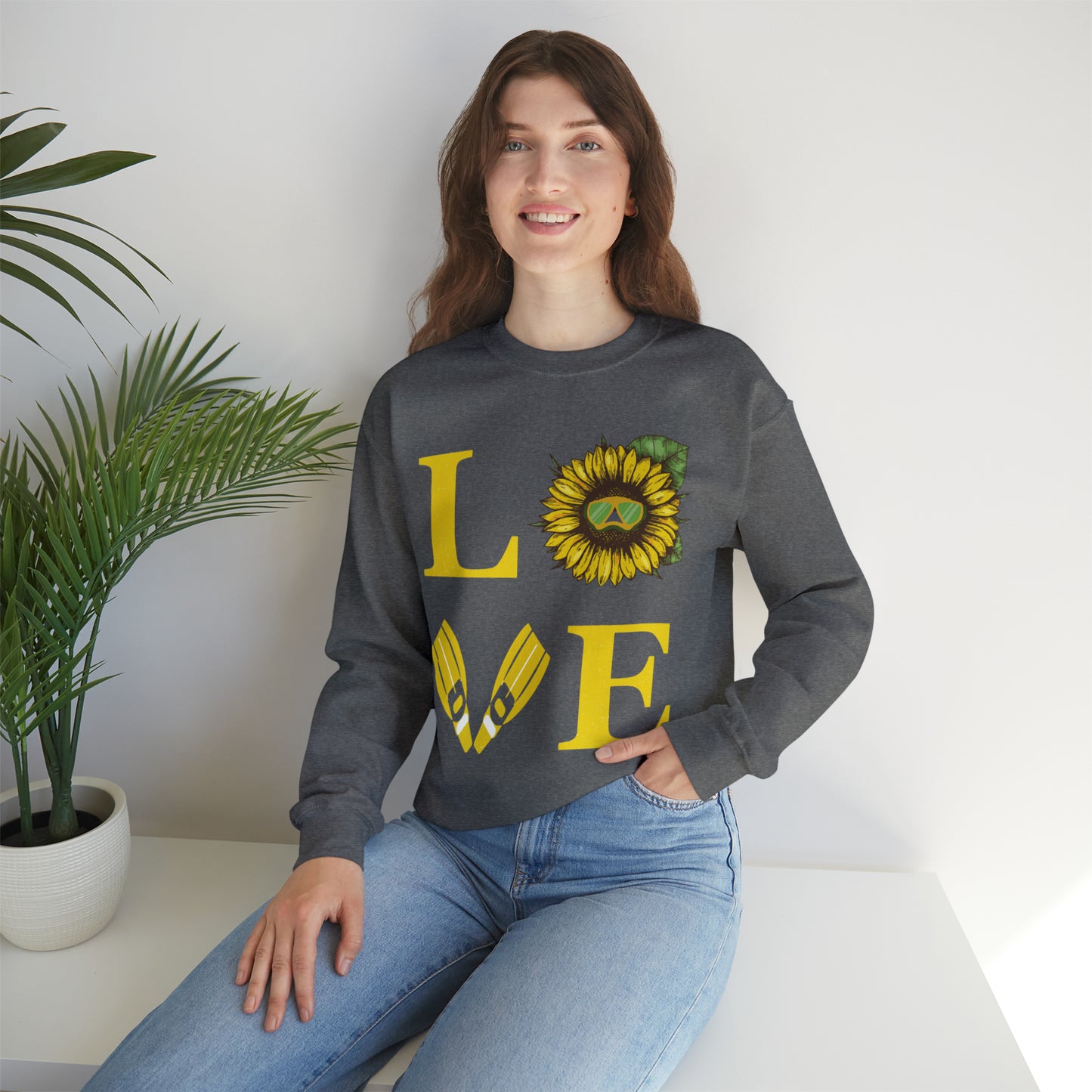 Scuba diving love Crewneck Sweatshirt