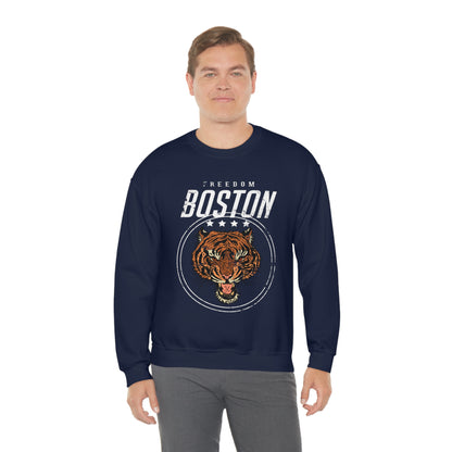 Boston Freedom Tiger Crewneck Sweatshirt