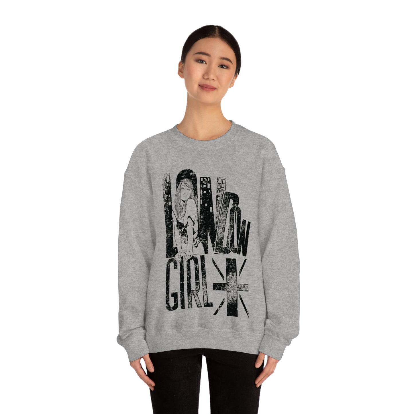 London_Girl Crewneck Sweatshirt