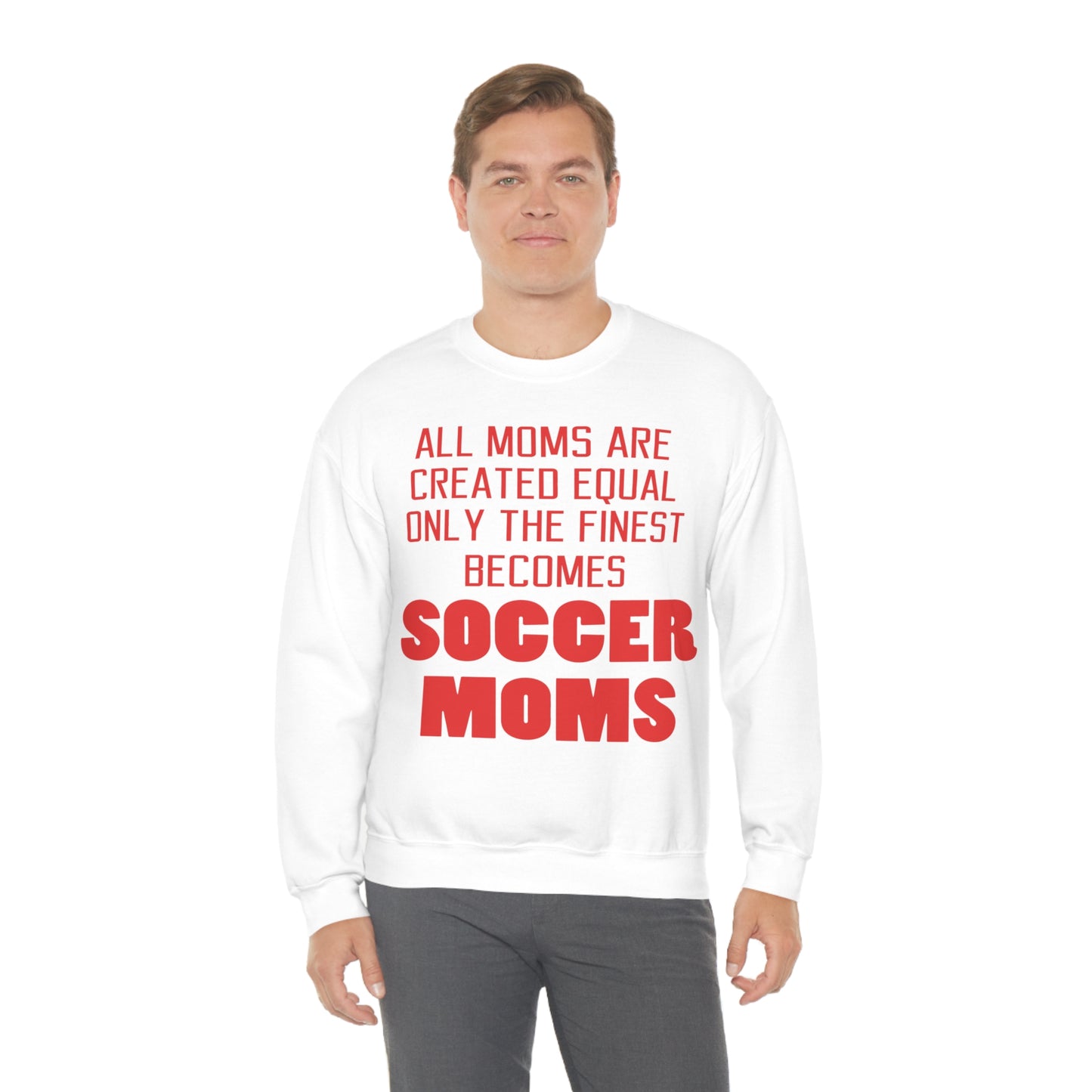 Finest soccer mom Crewneck Sweatshirt