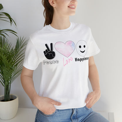 Peace-Love-Happiness T-Shirt