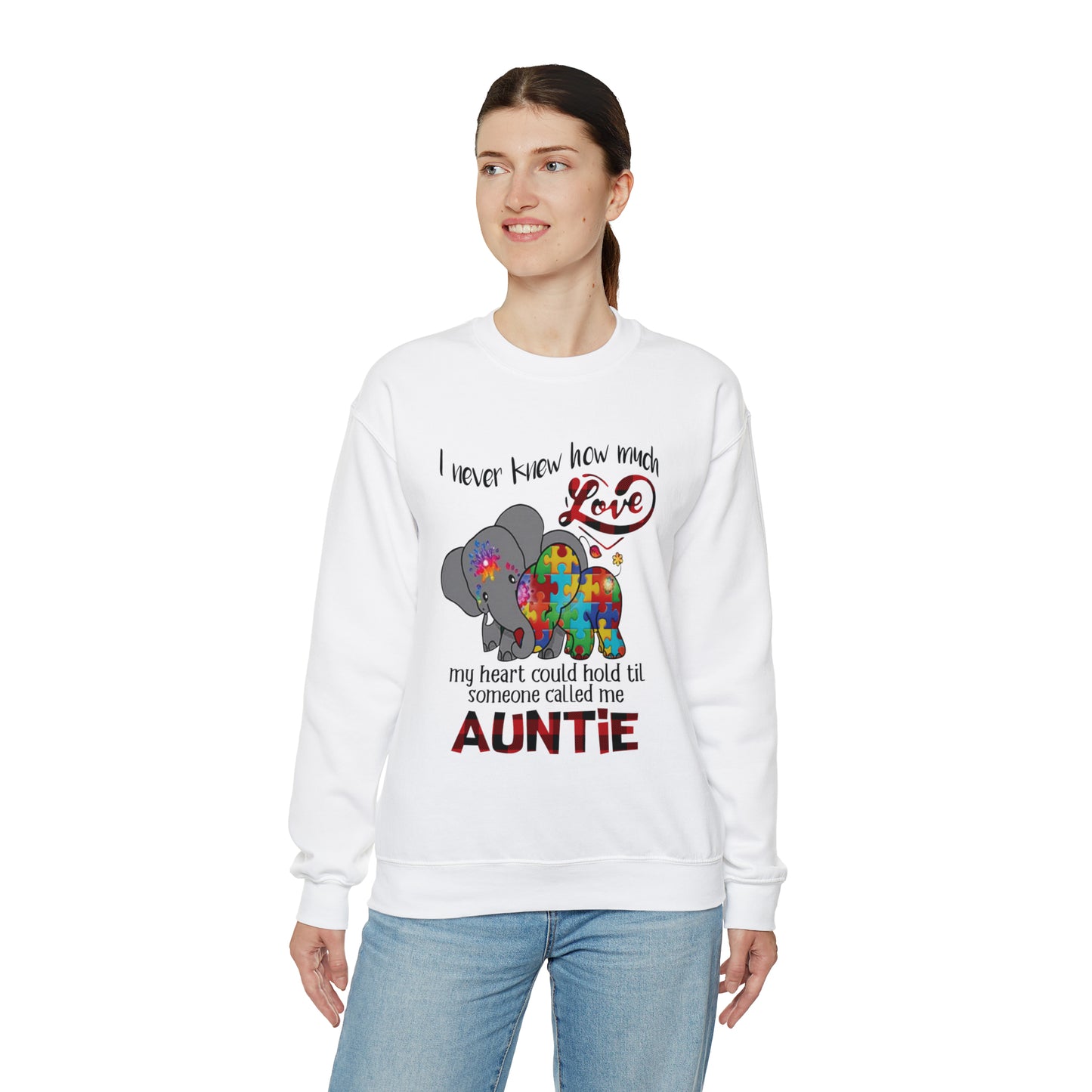 Much love auntie Crewneck Sweatshirt