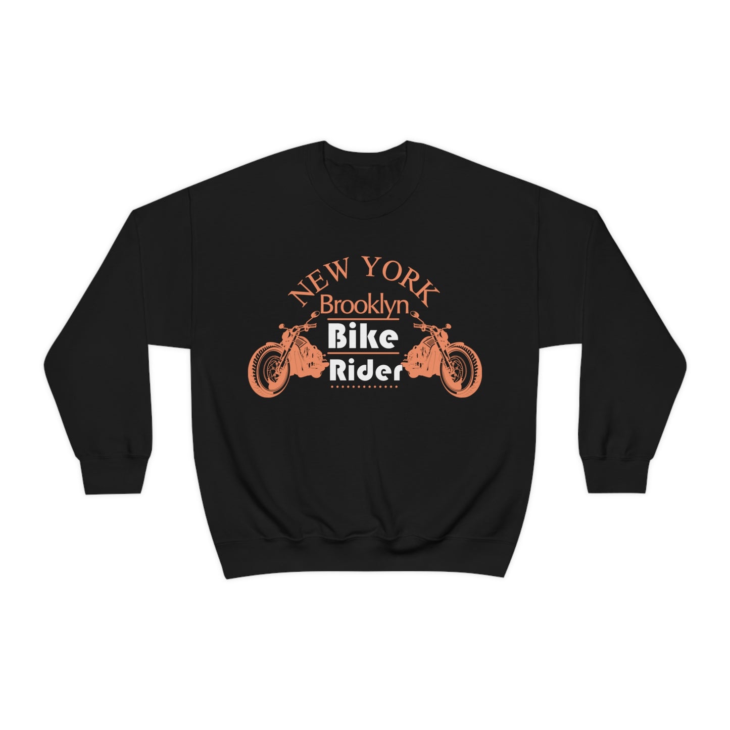 Brooklyn Bike rider Crewneck Sweatshirt