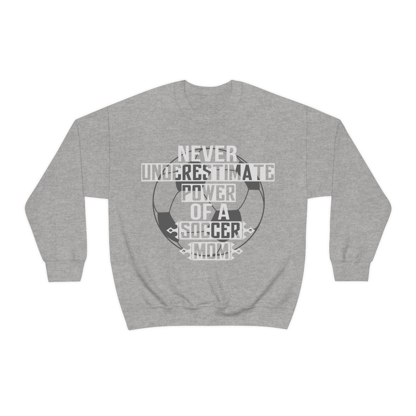 Power of a Soccer mom Crewneck Sweatshirt