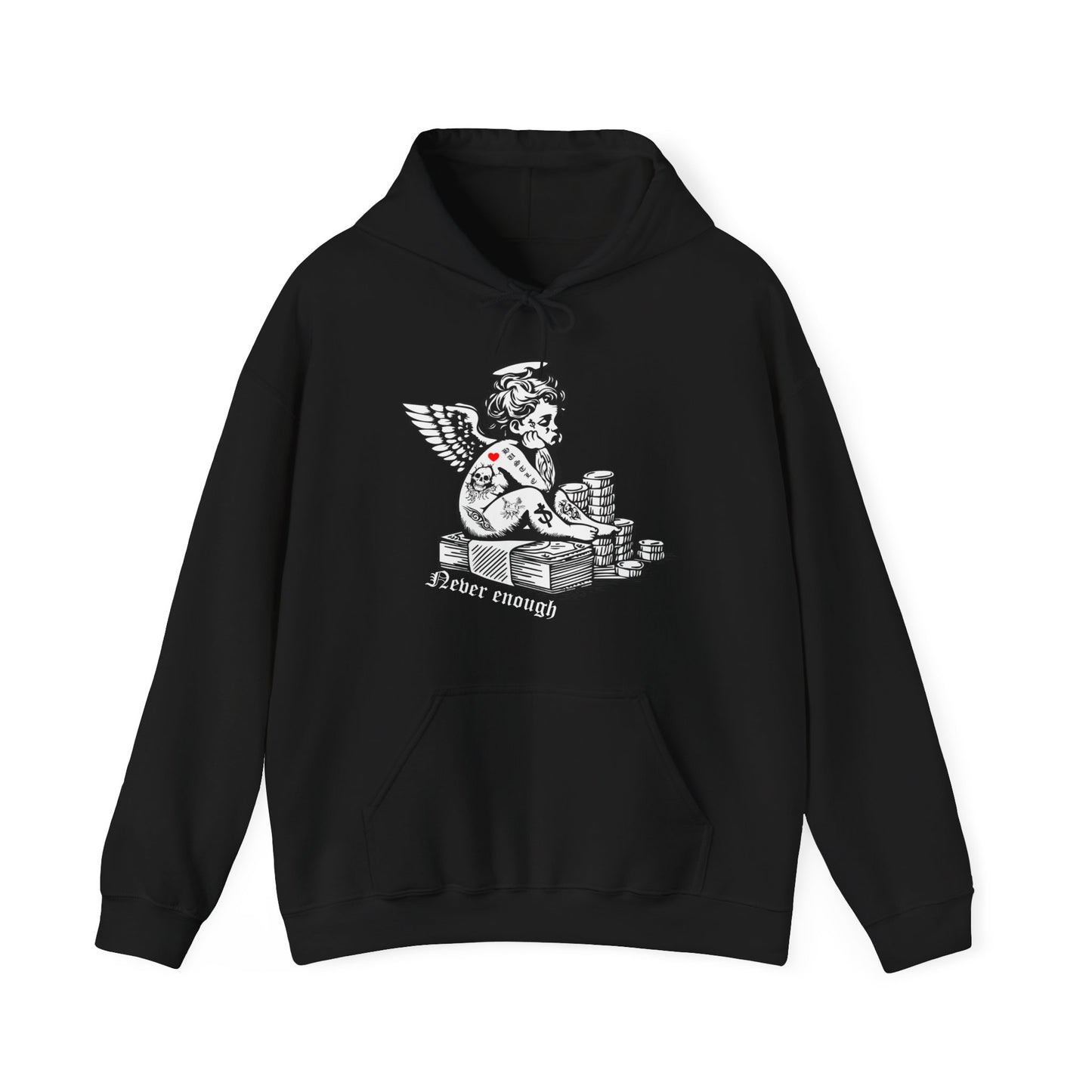 Never enough hustler angel Hoodie