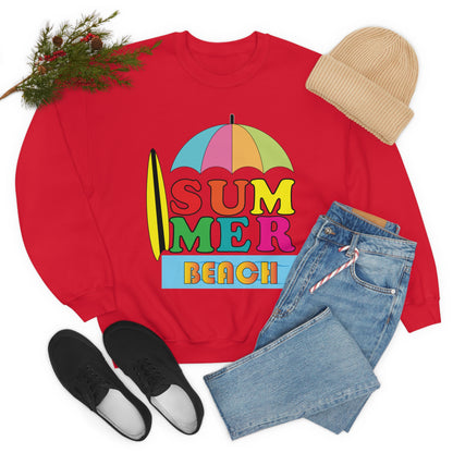 Summer Beach Crewneck Sweatshirt