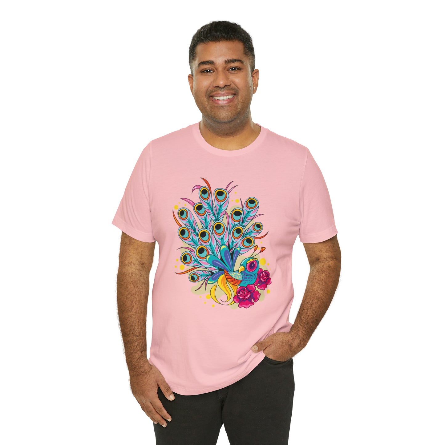 Colorful Peacock T-Shirt