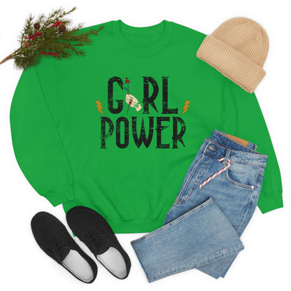 Girl Power Rocks Crewneck Sweatshirt