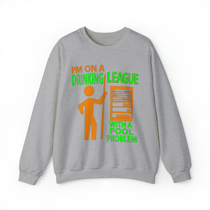 DRINKING POOL LEAGUE Crewneck Sweatshirt