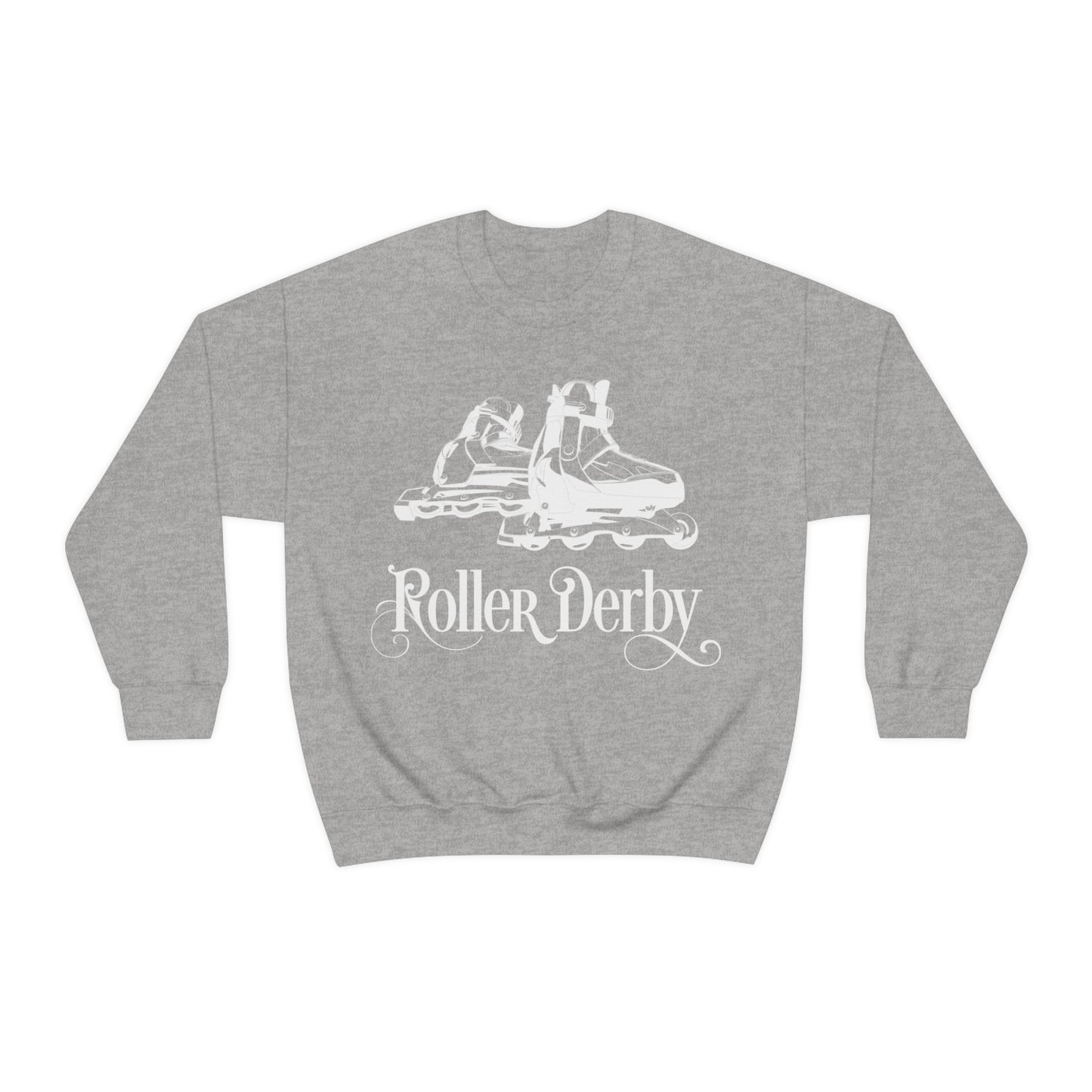 Roller_Derby Crewneck Sweatshirt