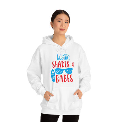 Wave Shades and Babes Hoodie