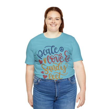 Peace_love_and_sandy_feet T-Shirt