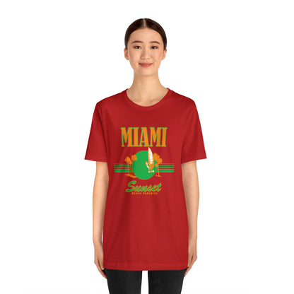 Miami Sunset Beach Paradise T-Shirt