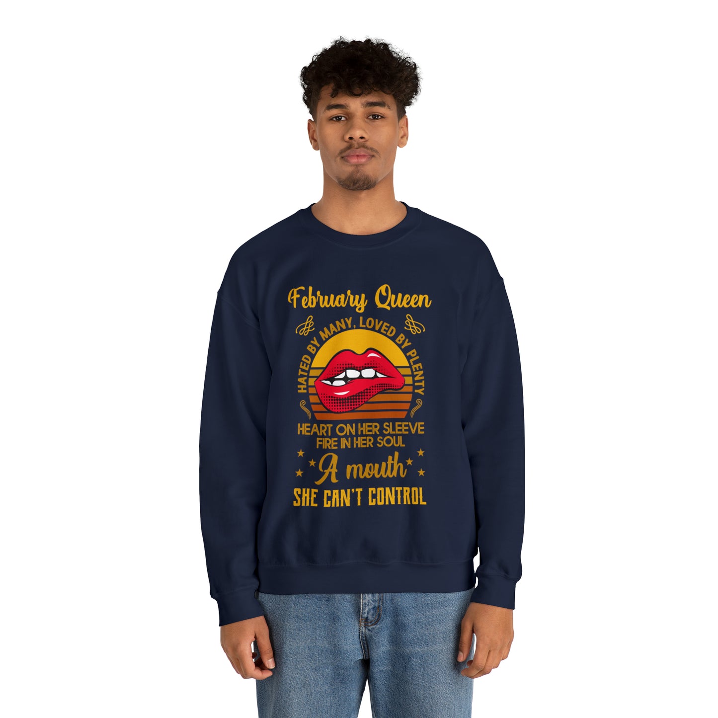 February queen Crewneck Sweatshirt