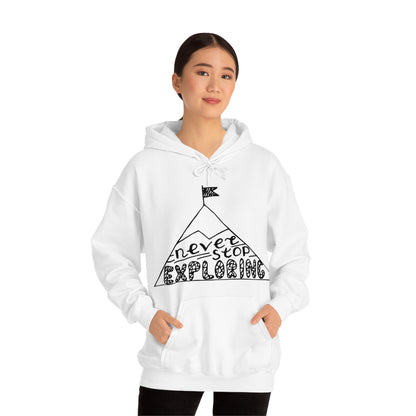 Never stop exploring Hoodie