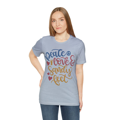 Peace_love_and_sandy_feet T-Shirt