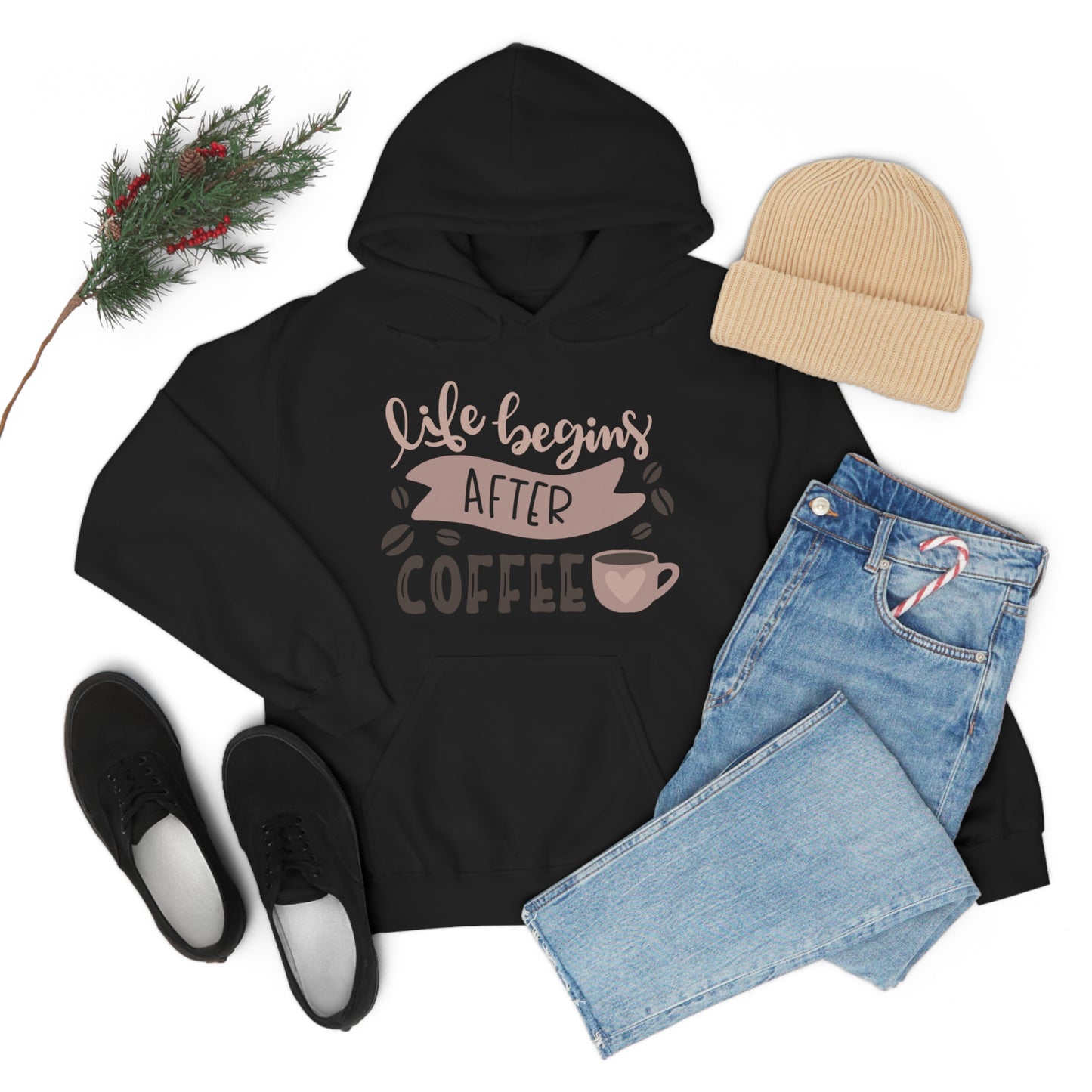 Life_begins_after_coffee Hoodie