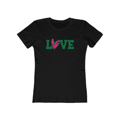 Love stripped heart T-Shirt