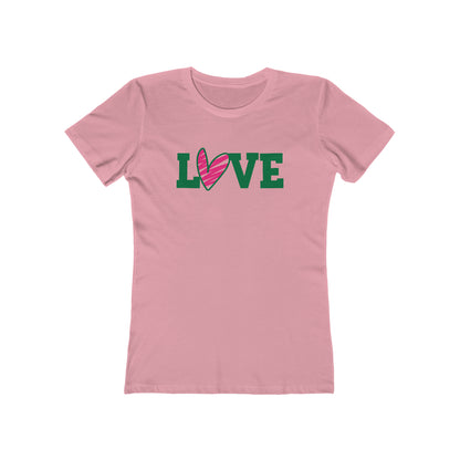 Love stripped heart T-Shirt