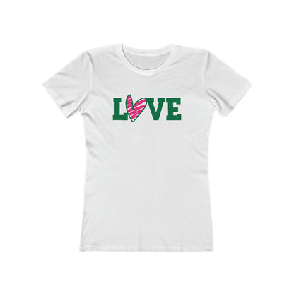 Love stripped heart T-Shirt