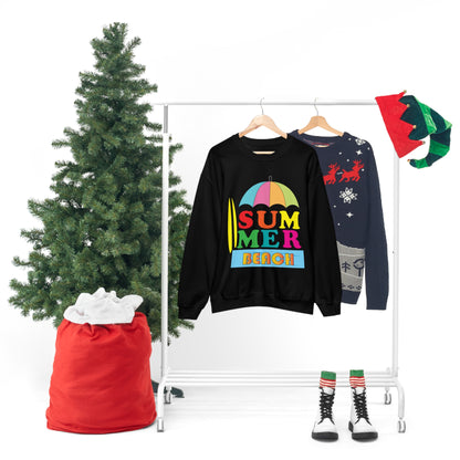 Summer Beach Crewneck Sweatshirt