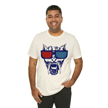 3D Glasses Tiger T-Shirt