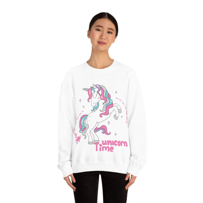 Unicorn time Crewneck Sweatshirt