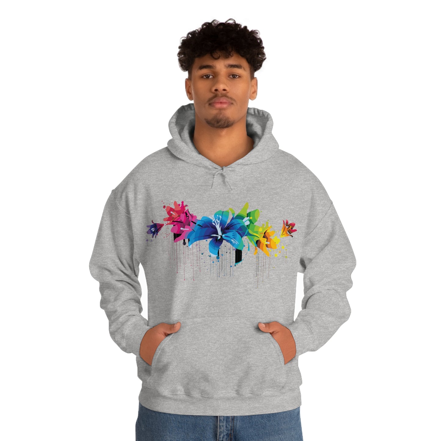 Beautiful colorful flowers Hoodie