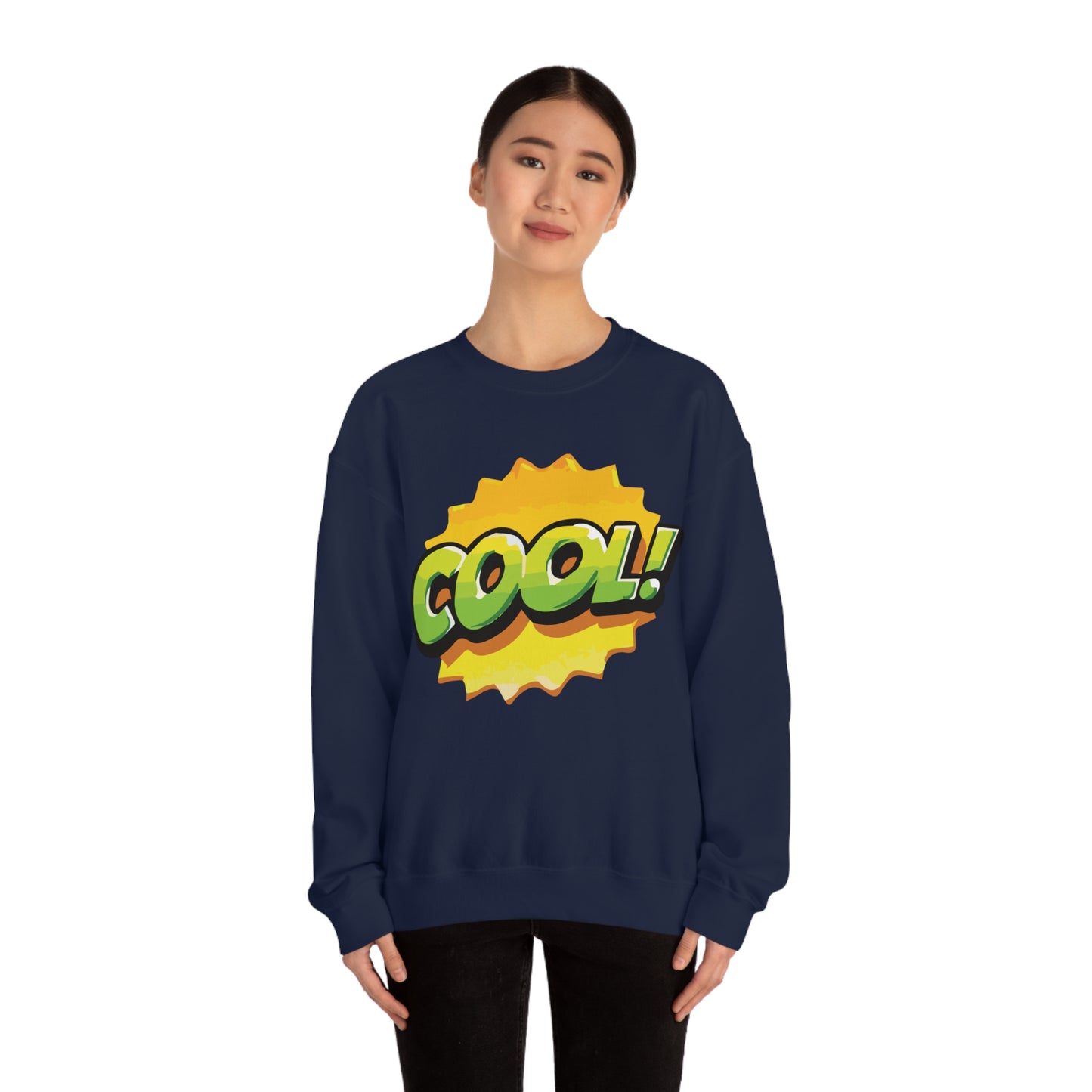 Cool! colorful graphic Crewneck Sweatshirt