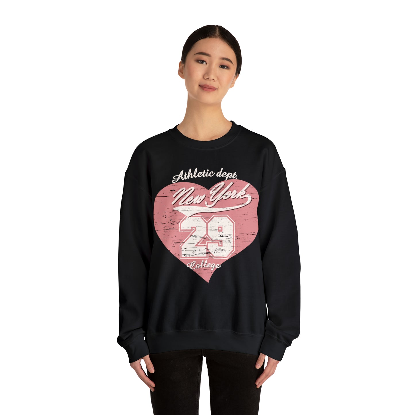 Love for NY College Crewneck Sweatshirt