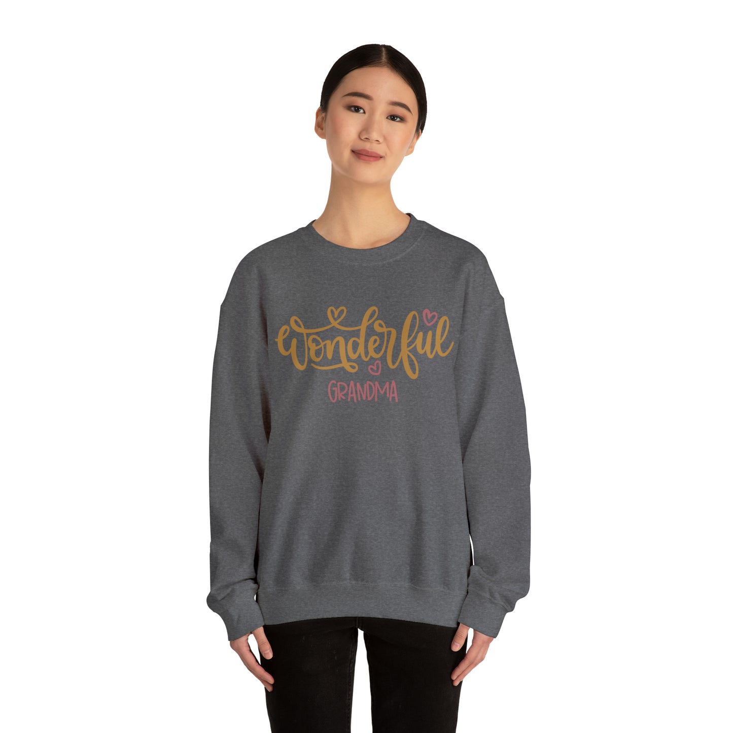 Wonderful_Grandma Crewneck Sweatshirt