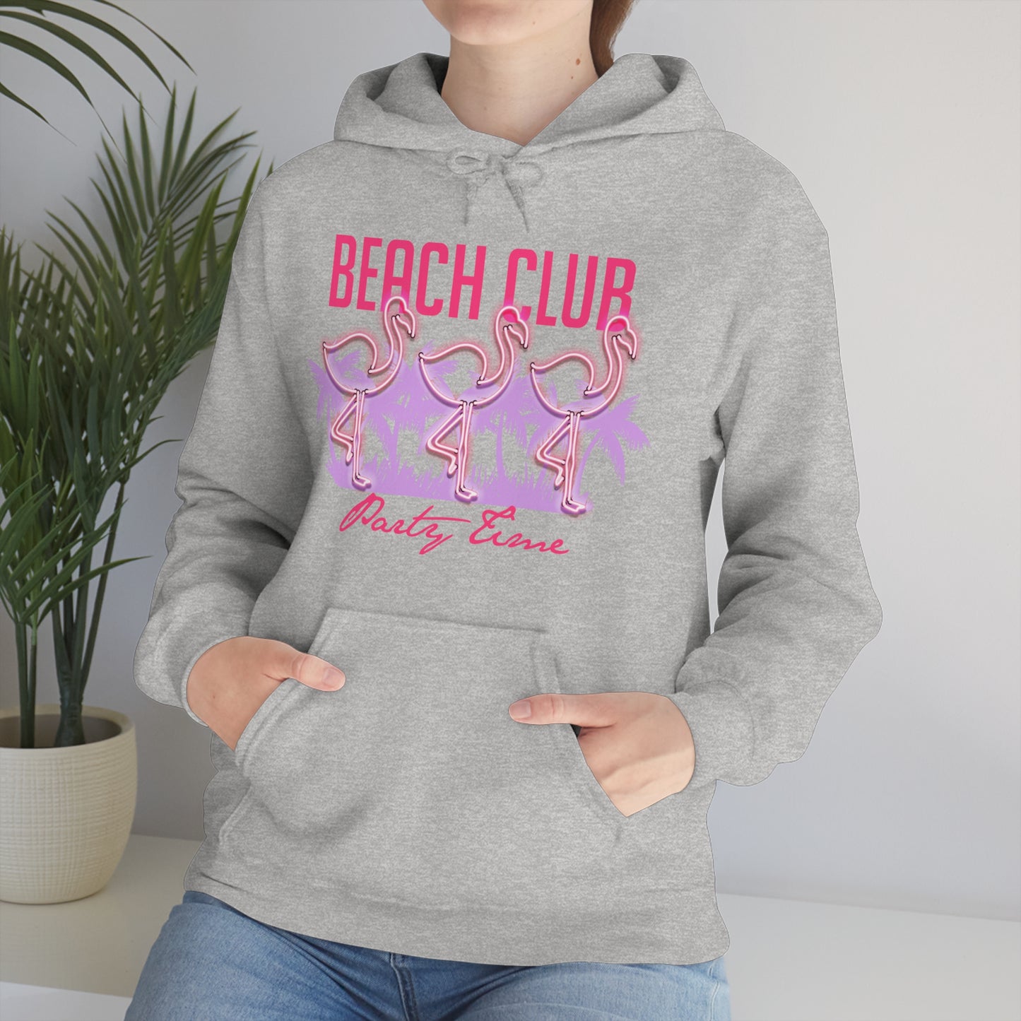 Beach Club Party Time Hoodie