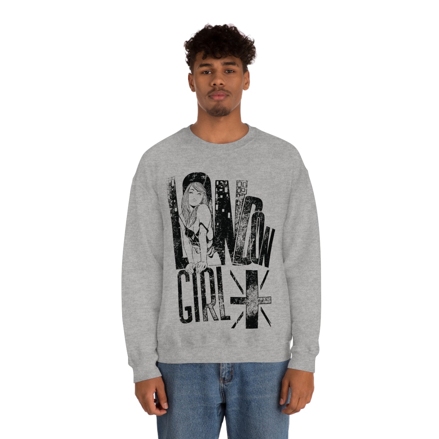 London_Girl Crewneck Sweatshirt