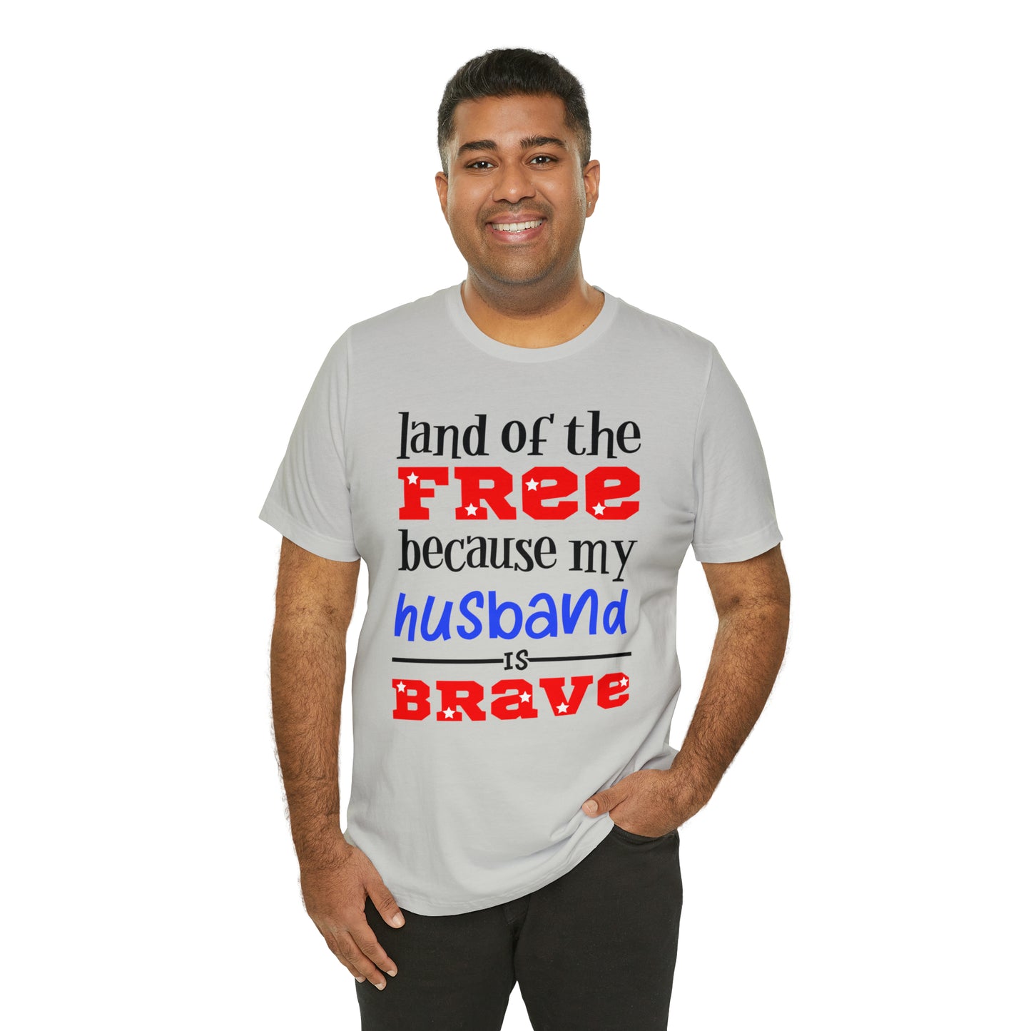 U.S.A the Land of the free Husband T-Shirt