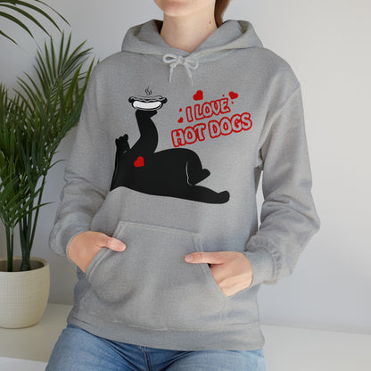 i love hot dogs Hoodie