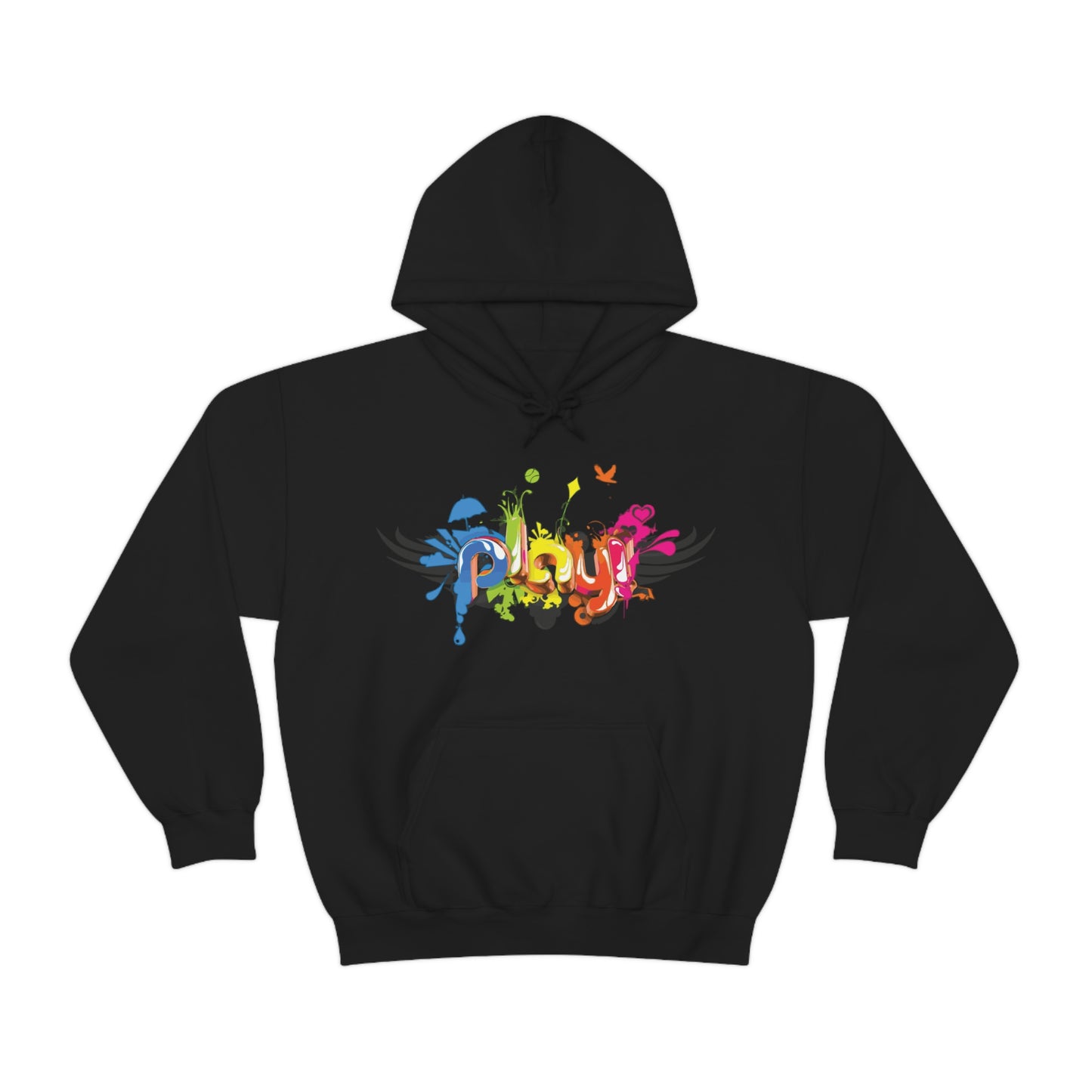 Play colorful graffiti Hoodie