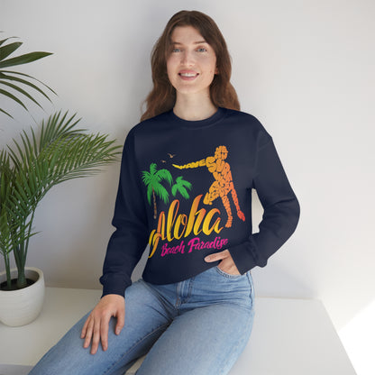 Aloha Beach Paradise Crewneck Sweatshirt