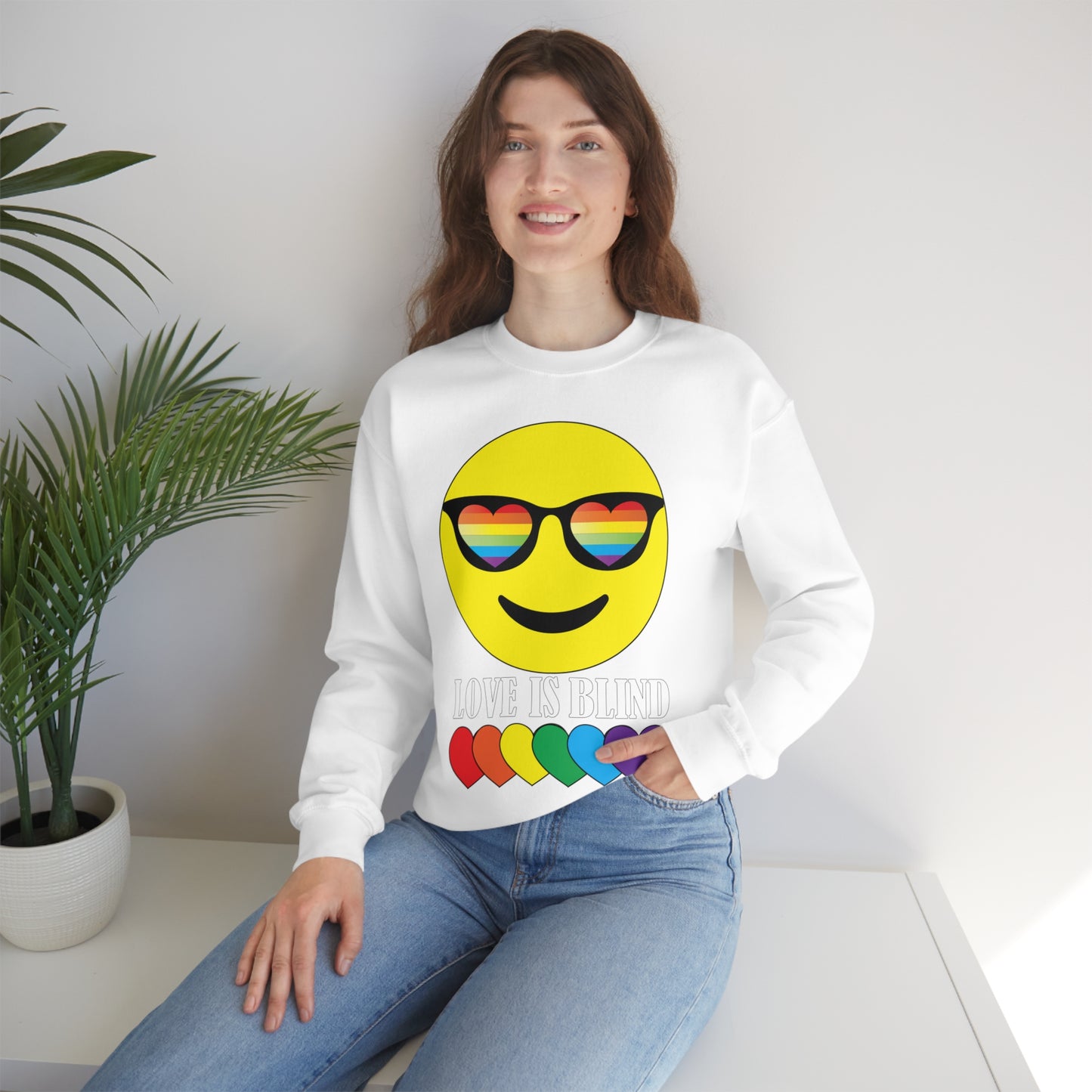 LOVE IS BLIND Crewneck Sweatshirt