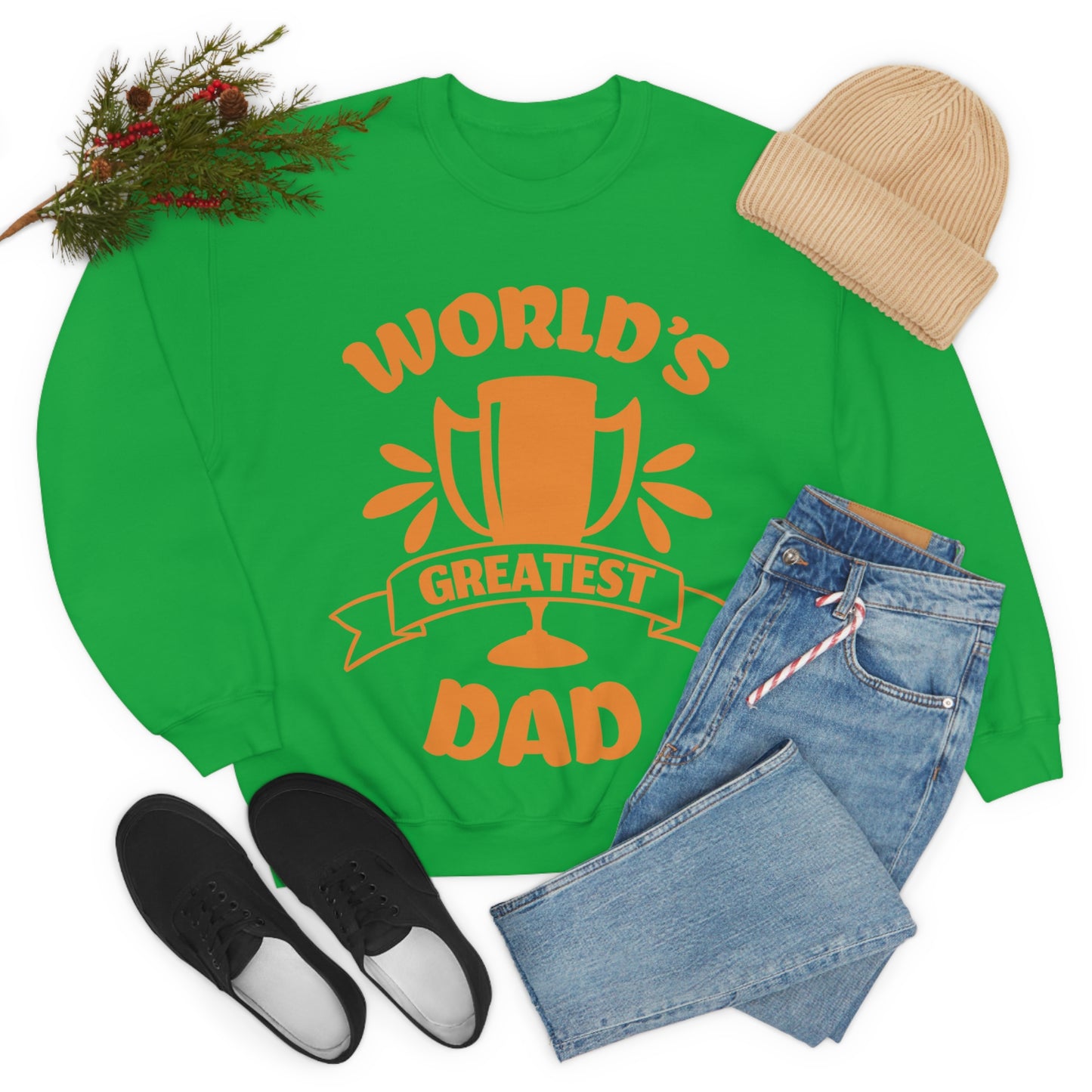 World Greatest Dad Crewneck Sweatshirt