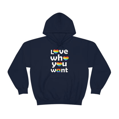 Love who you want Hoodie