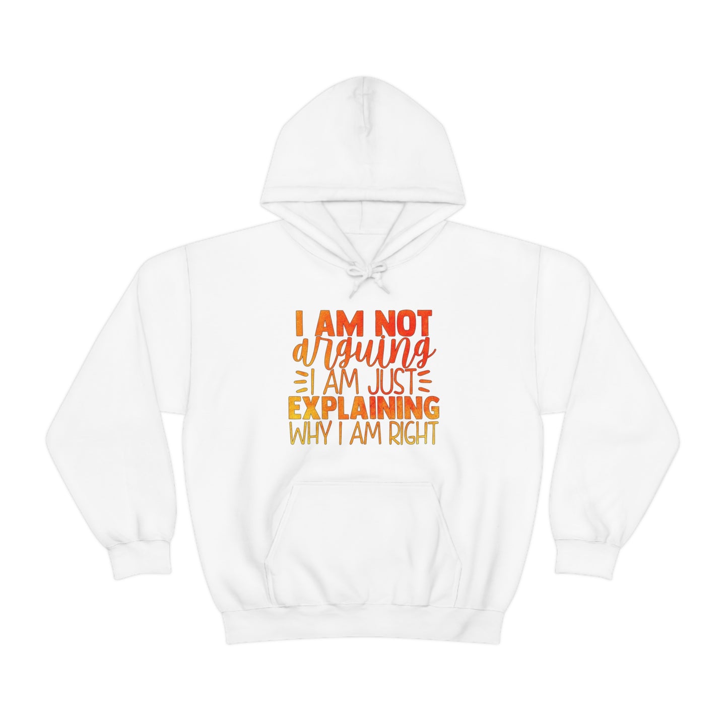 I Am Not Arguing I Am Just Explaining Why I Am Right Hoodie