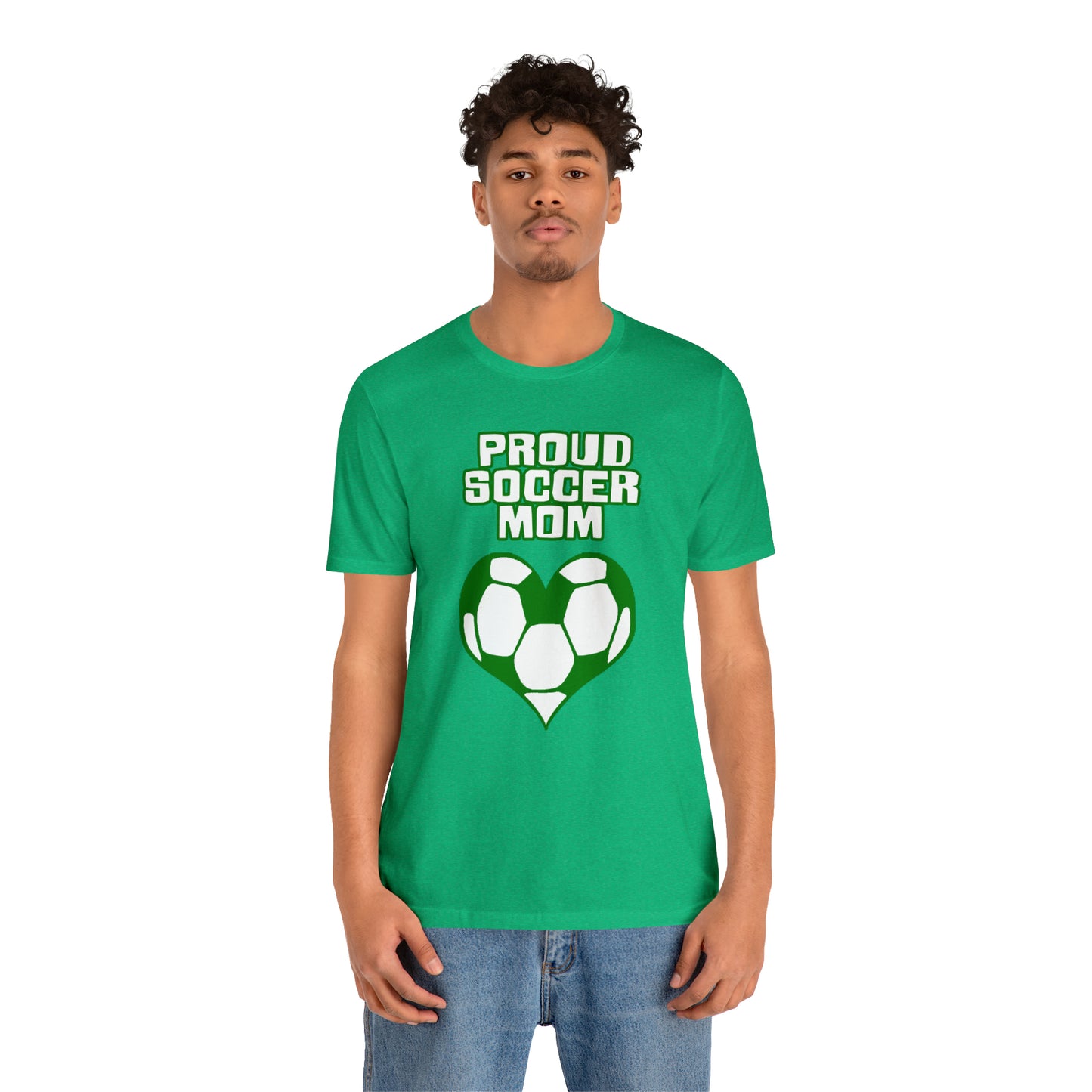 Proud -soccer-mom Heart T-Shirt