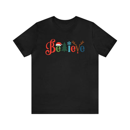 Believe tree Christmas T-Shirt