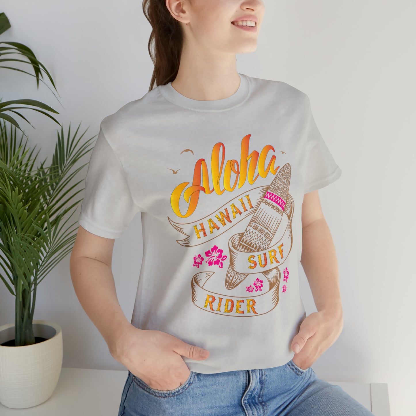 Aloha Hawaii Surf Rider T-Shirt