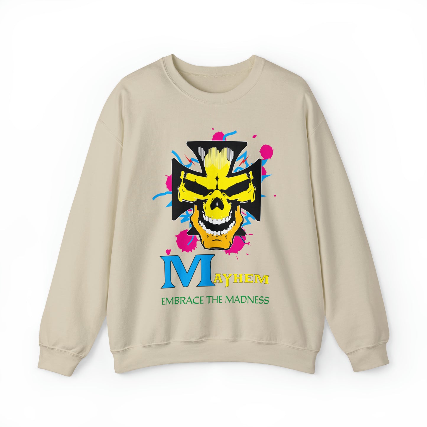 Mayhem embrace madness Crewneck Sweatshirt