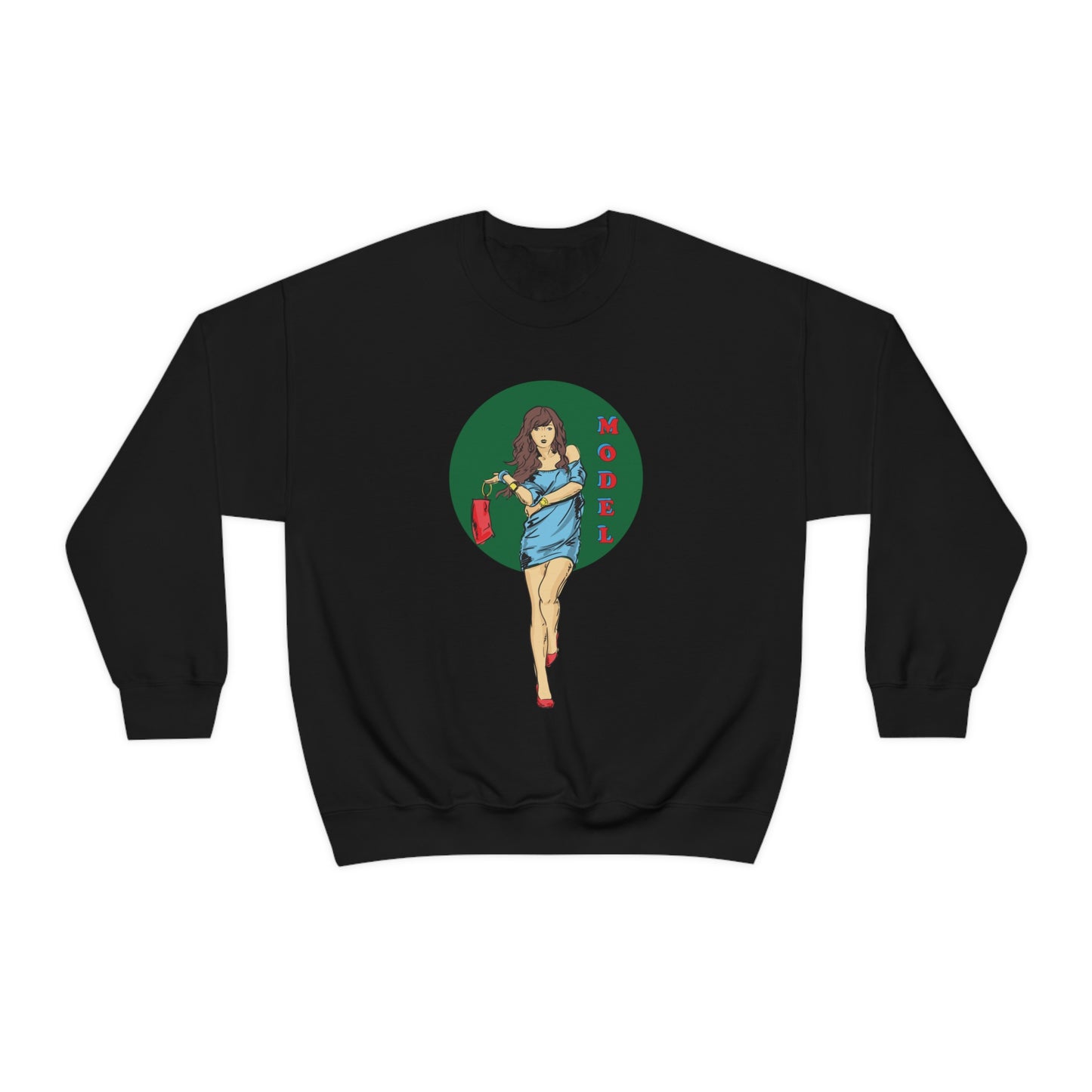 Model girl Crewneck Sweatshirt