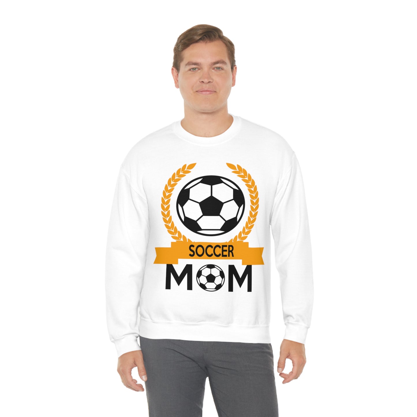 Soccer mom crest Crewneck Sweatshirt