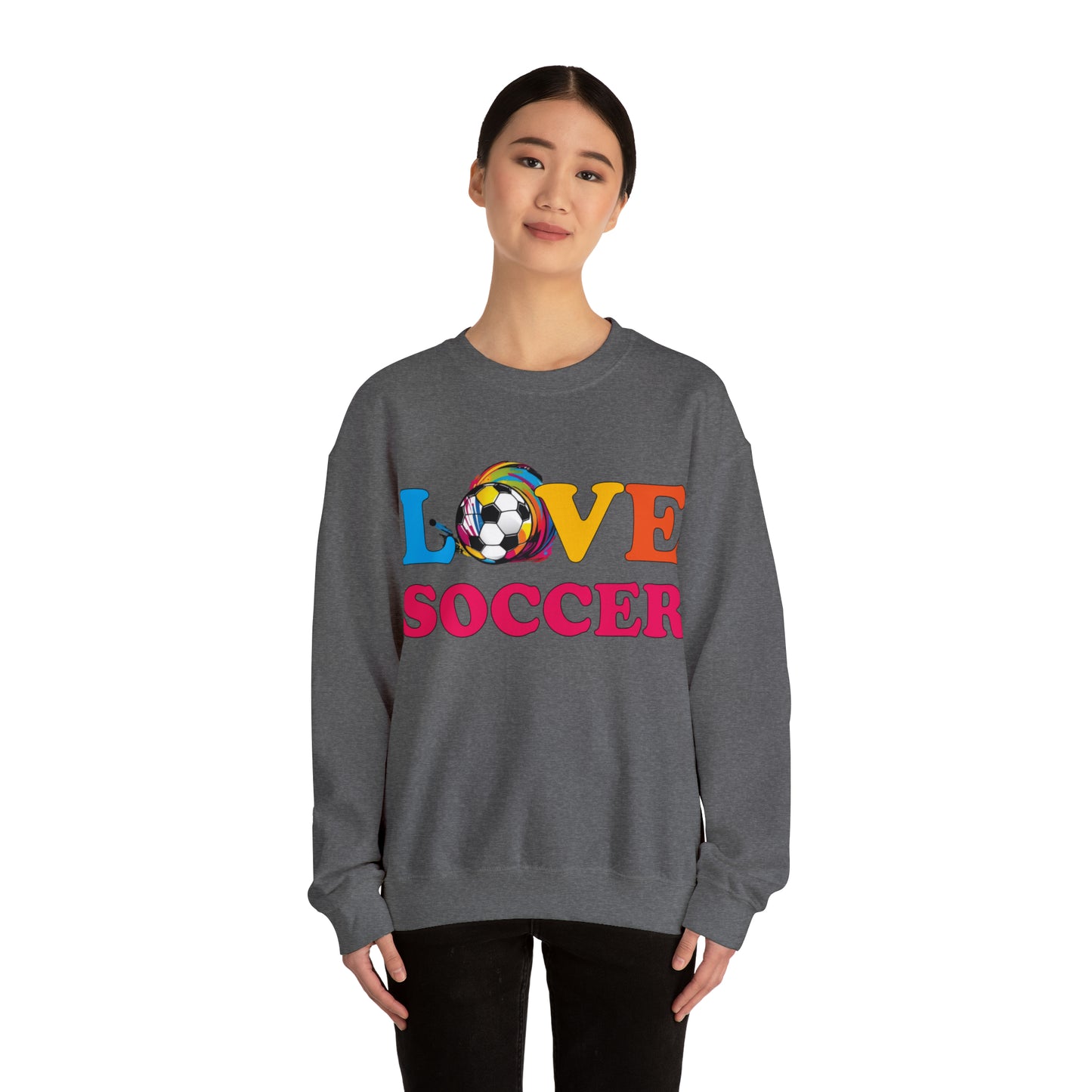 Love soccer Crewneck Sweatshirt